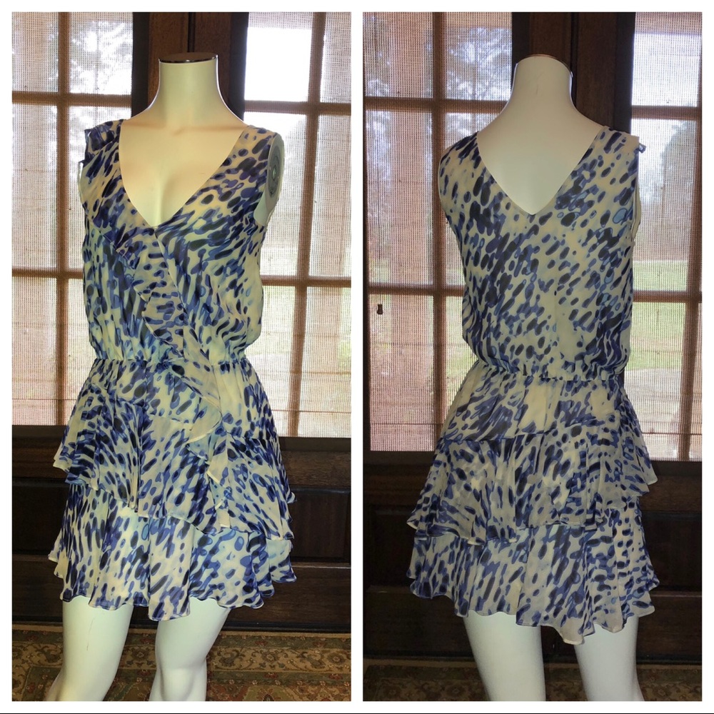 BCBG MaxAzria Water Color Flowy Dress